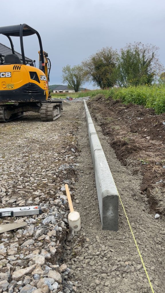 travaux de terrassement à Pau avec mini-pelle - Hortus paysage